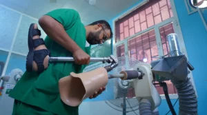 خدمات صيانة الأطراف الصناعية التي يقدمها مركز الأطراف الصناعية وإعادة التأهيل في مأرب- اليمن