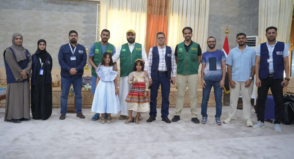The volunteer medical team from the King Salman Humanitarian Aid and Relief Center (KSrelief) arrived in Yemen to implement a project to treat children's tumors.