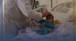 رعاية الأطفال وحديثي الولادة في مشفى مارع شمالي حلب بإشراف الجمعية الدولية الأمين