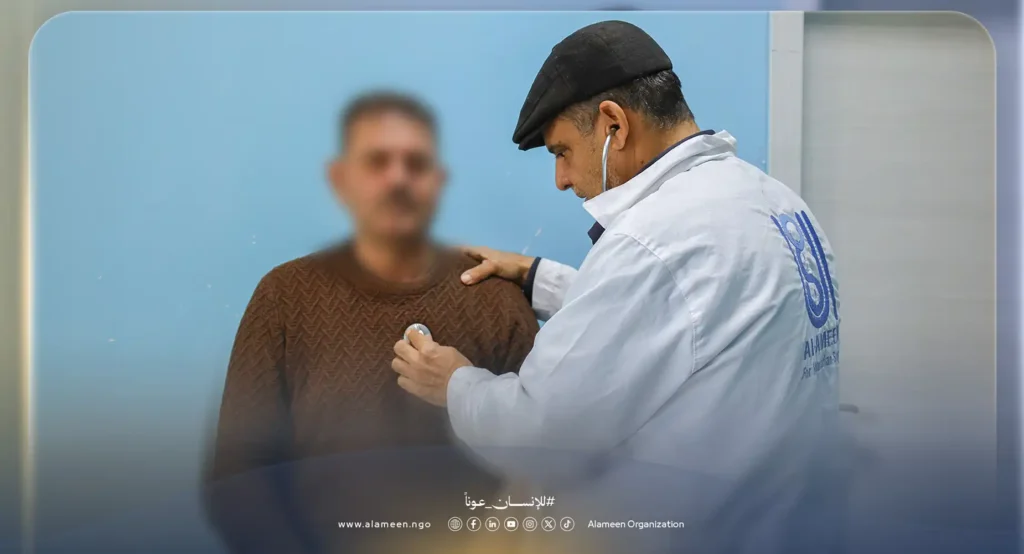 مركز الأمين الصحي في ناحية شيخ الحديد بمنطقة عفرين بريف حلب