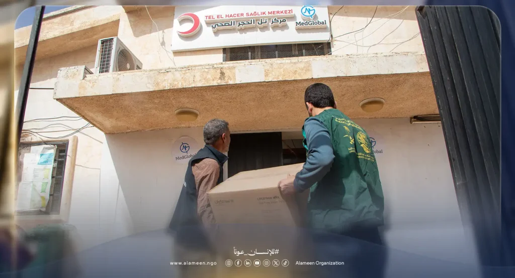 دعم المراكز الصحية في ريف حلب بفلاتر مياه حديثة لتحسين جودة الرعاية والحد من الأمراض