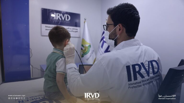 العيادة الأذنية في مشفى أريحا التخصصي المشغلة من الجمعية الدولية “الأمين”