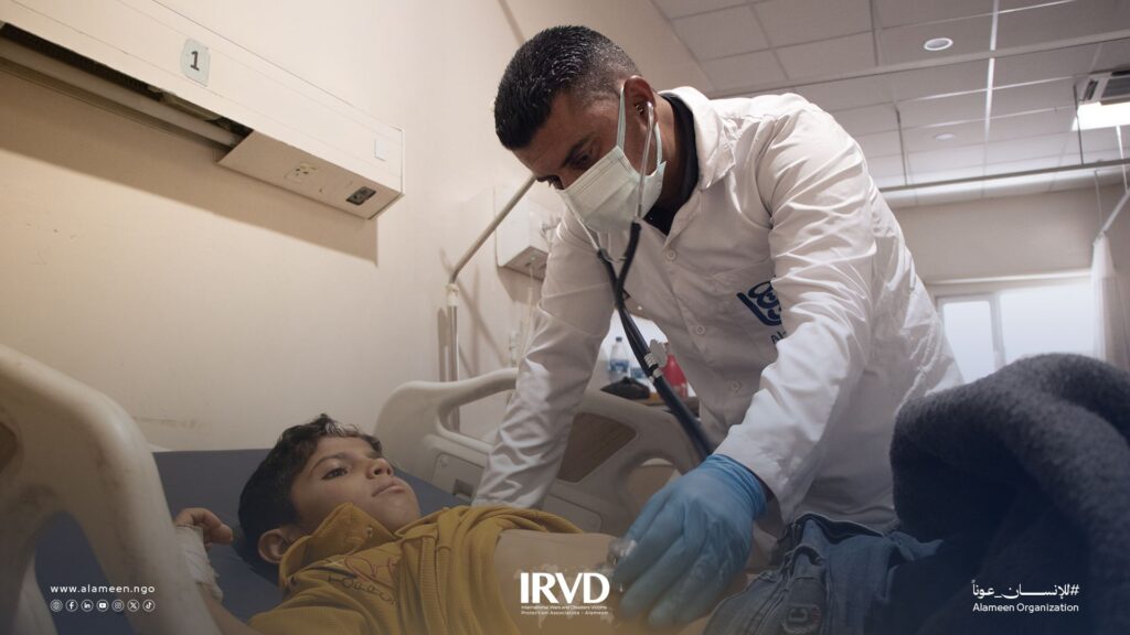 خدمات قسم الأطفال في مشفى الراعي في ريف حلب المشغل من الجمعية الدولية الأمين