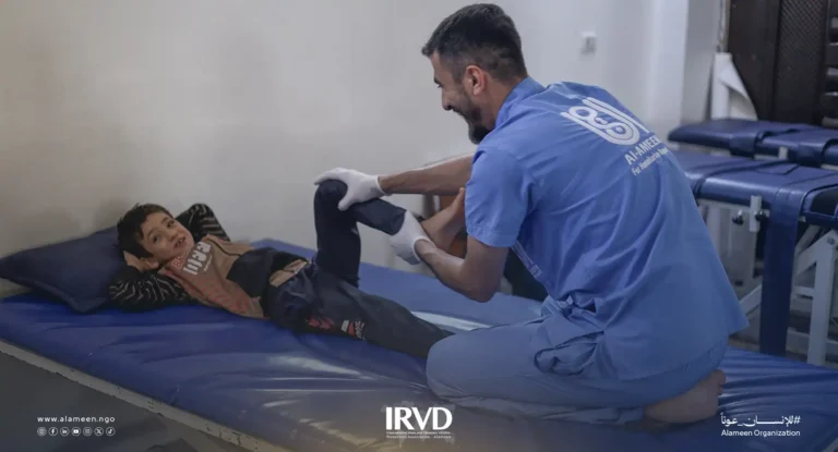 مركز العلاج الطبيعي وإعادة التأهيل في مشهد روحين دعم شامل للنازحين والمجتمع المحلي بإشراف الجمعية الدولية الأمين