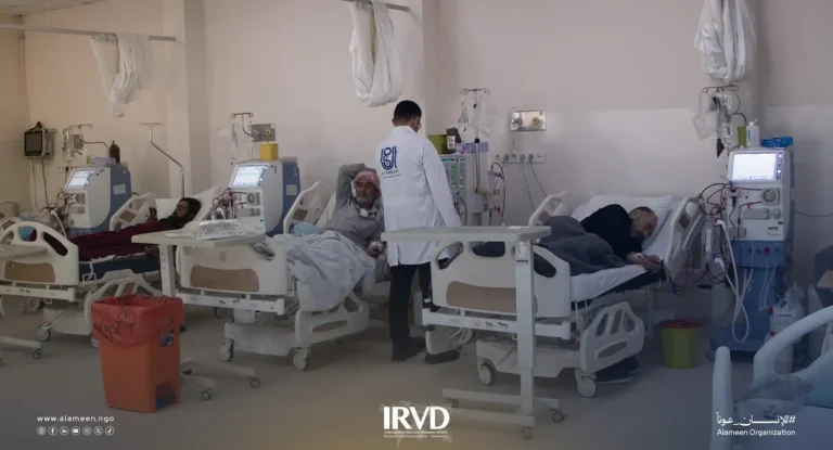 خدمات جناح غسيل الكلى في مشفى الباب التخصصي في مدينة الباب بريف حلب