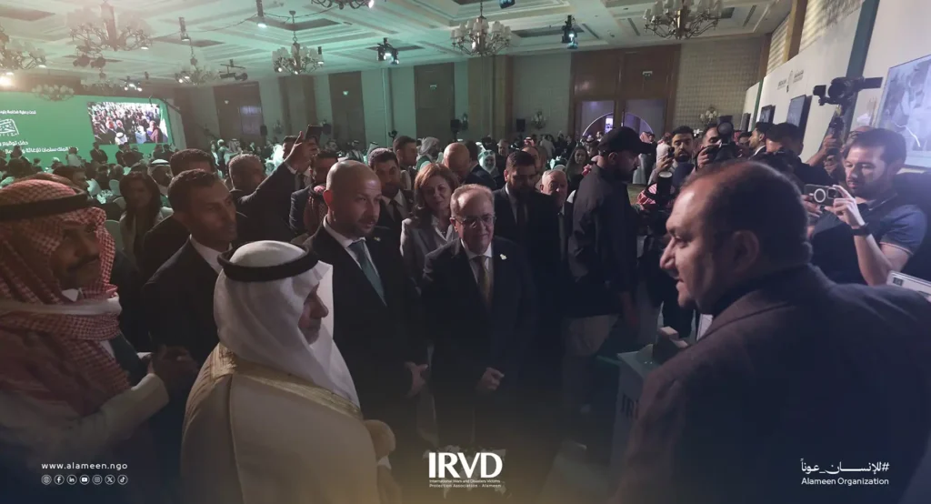 مشاركة الجمعية الدولية الأمين في حفل تدشين مشاريع مركز الملك سلمان للإغاثة في سوريا لتعزيز العمل الإنساني