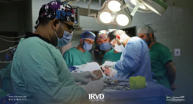 استمرار عمليات الجراحة العصبية ضمن المشروع الطبي التطوعي الذي تنفذه الجمعية الدولية – الأمين في العاصمة دمشق – سوريا