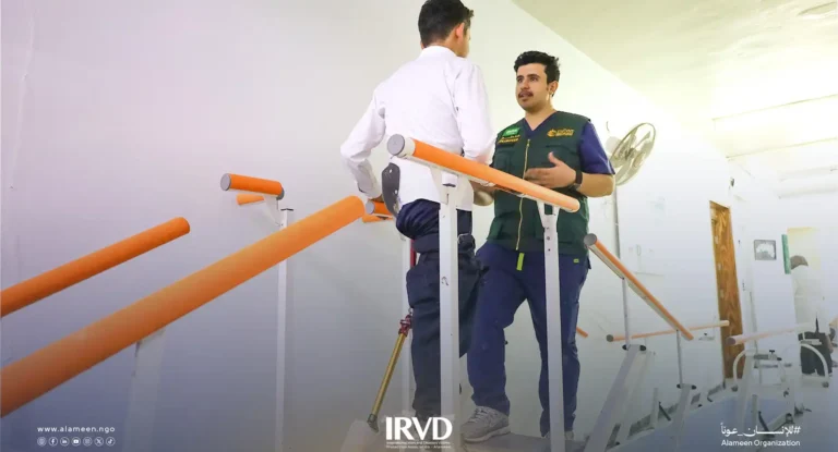 تواصل حملة تركيب الأطراف الصناعية وإعادة التأهيل في مشفى ابن النفيس بدمشق