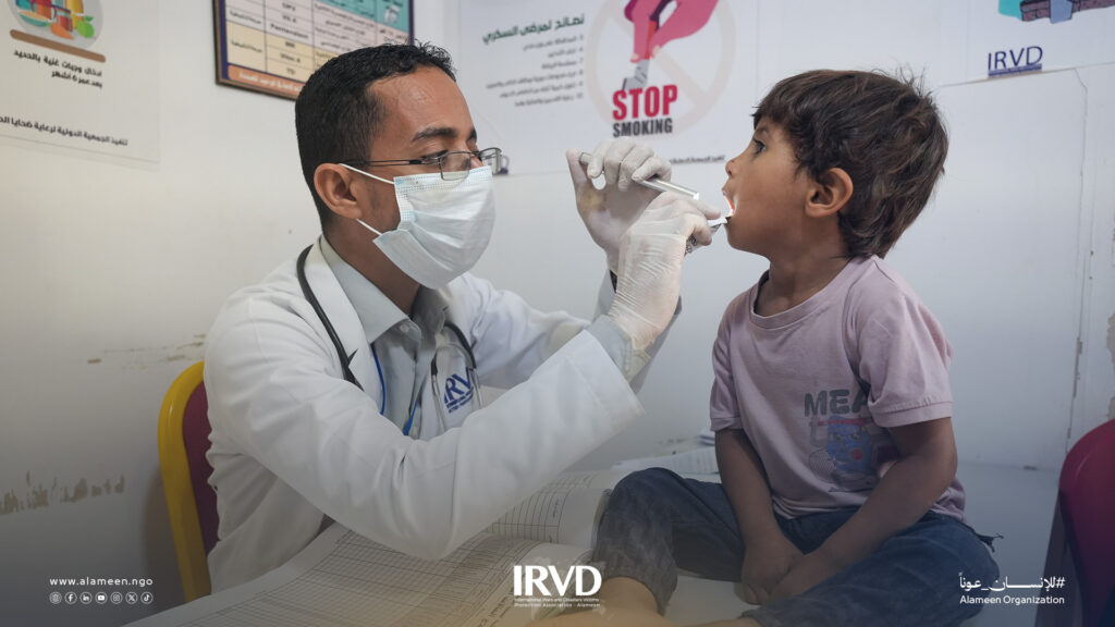 خدمات مركز الجفينة للرعاية الصحية الأولية في مخيم الجفينة بمحافظة مأرب – اليمن