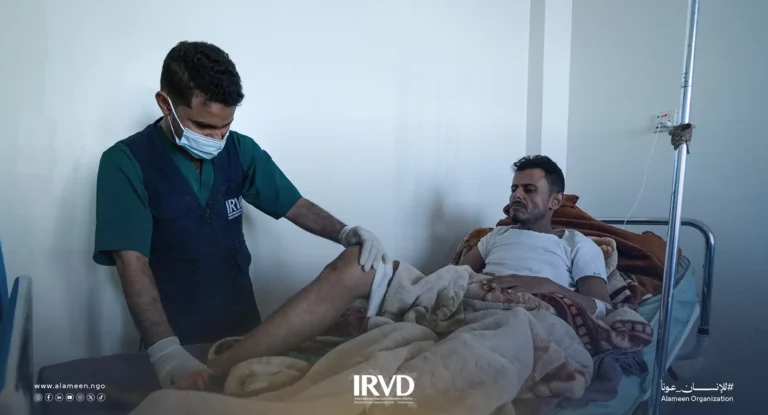 مشروع زراعة وتركيب المفاصل المنفذة من قبل الجمعية الدولية – الأمين