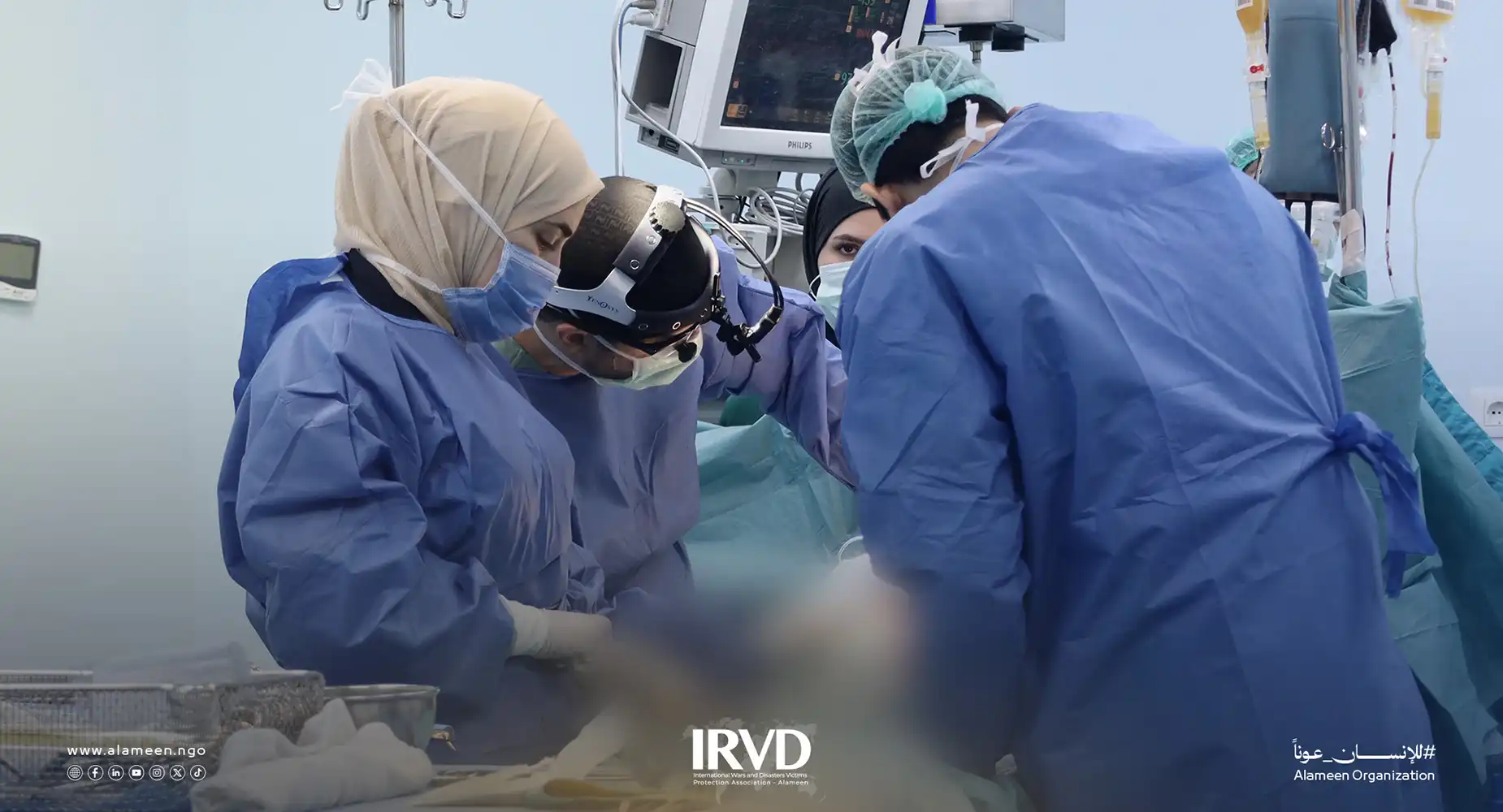 استمرار حملة جراحة القلب في العاصمة السورية دمشق بدعم من مركز الملك سلمان