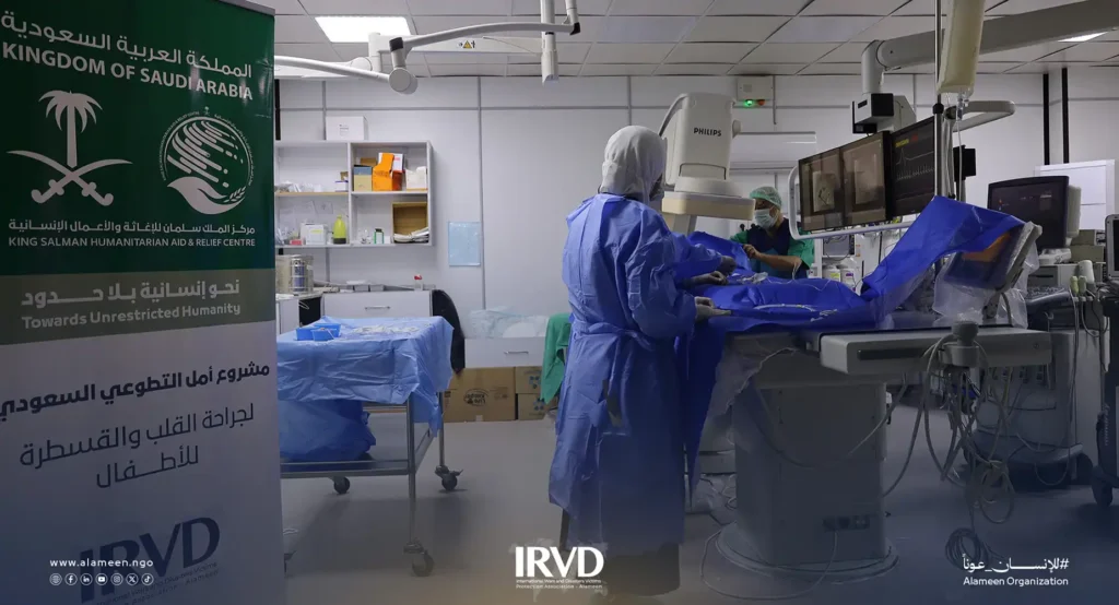 استمرار عمليات القسطرة القلبية للأطفال في العاصمة دمشق