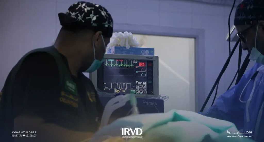 سلسة من العمليات الجراحية المجانية للأطفال في محافظة دمشق تنفذها الأمين لتخفيف معاناتهم