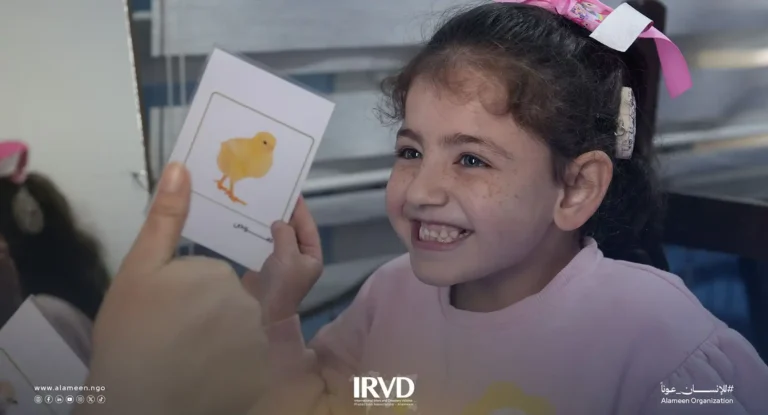 دعم الأطفال أصحاب الصعوبات النطقية والسمعية في مركز النطق والسمع في عفرين - حلب