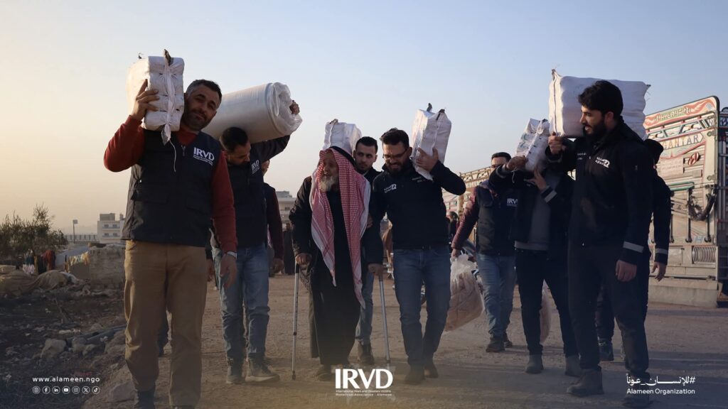 An urgent humanitarian response targeting displaced and affected families in camps in the Dana area of ​​rural Idlib.