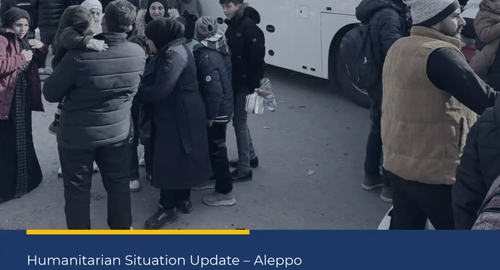Humanitarian Situation Update – Aleppo - 8 January 2026