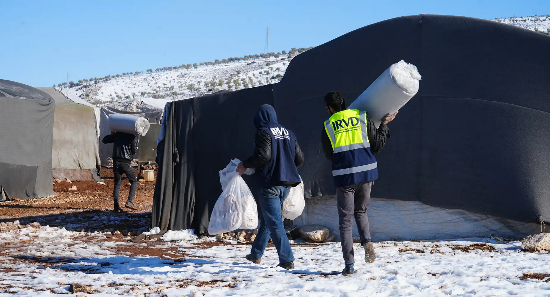 ستجابة إنسانية عاجلة استهدفت مدينة عفرين بريف حلب